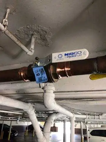 Copper pipe repair and valve work for Water Line Repair in Image